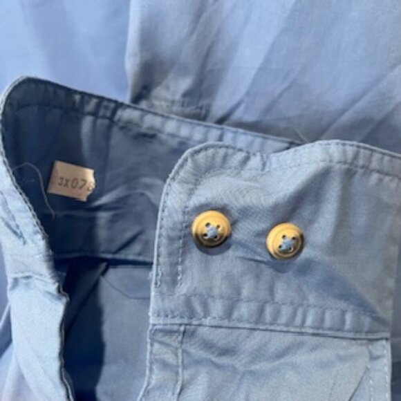 NEW Wrangler Work Shirt Blue Long Sleeve Quick Dry Mens Size 3XL - Picture 8 of 12